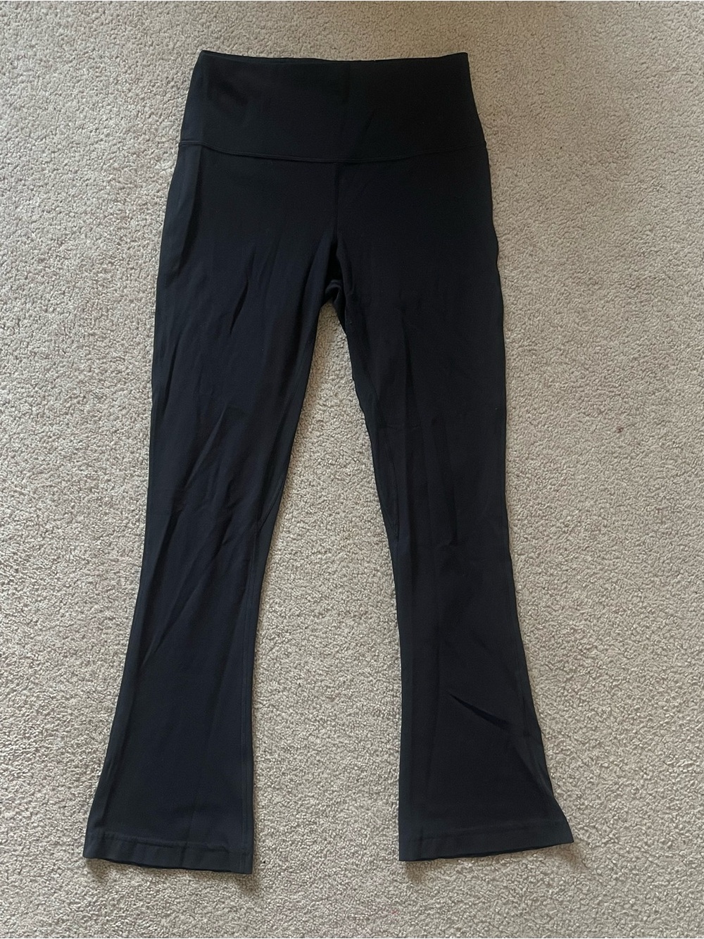 lululemon athletica Black Boot Cut Yoga Pants